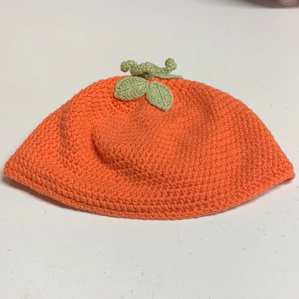 Janie and Jack Pumpkin/Carrot Beanie